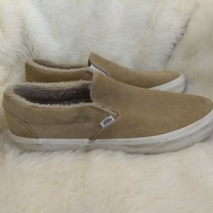 tan vans fur inside